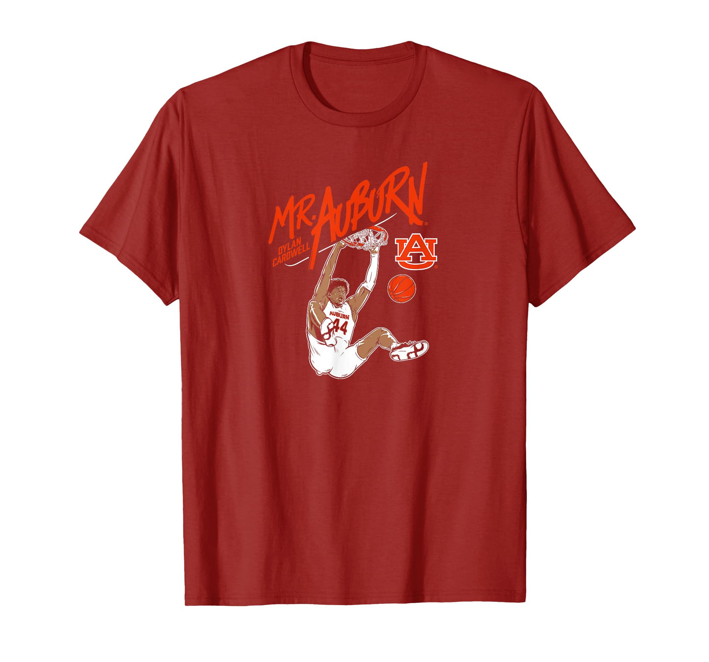 Dylan Cardwell - Mr. Auburn - Auburn Tigers Basketball T-Shirt