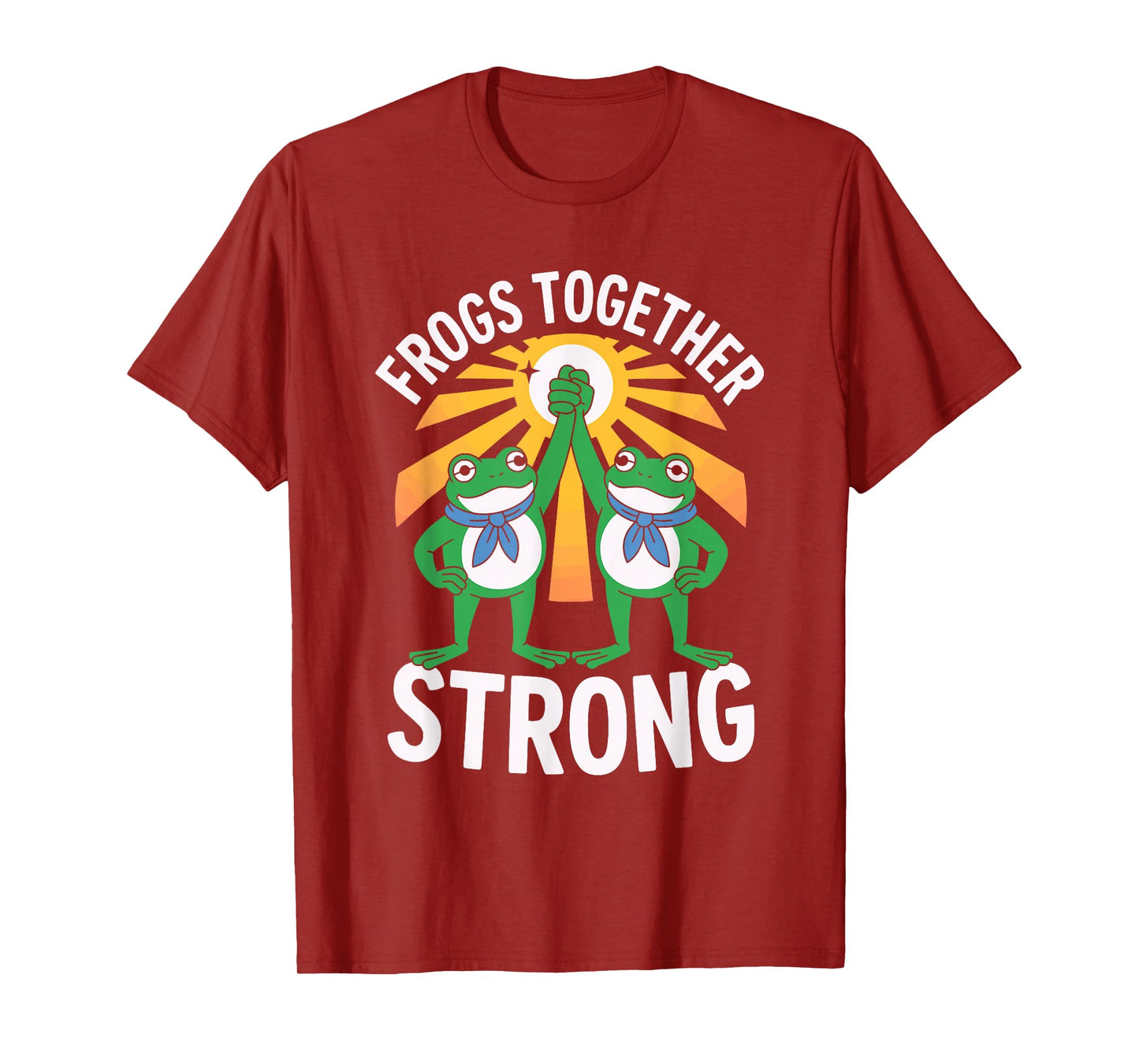 Vintage Frogs Strong Resist Portland Frog Protest Men Women T-Shirt