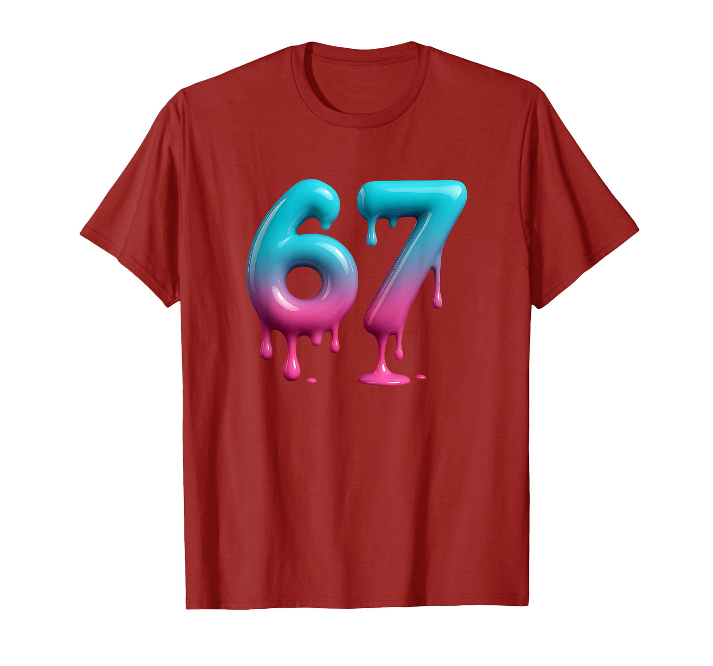 Six Seven 67 Meme for Gen Alpha Kids and Adults 6 7 T-Shirt