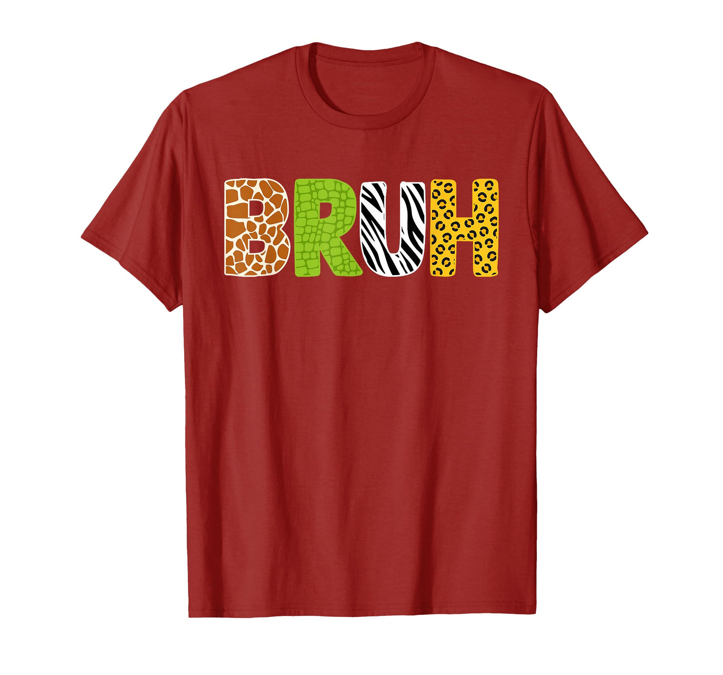 Funny Bruh Safari Animals Wildlife Jungle Zookeeper Boy Kids T-Shirt