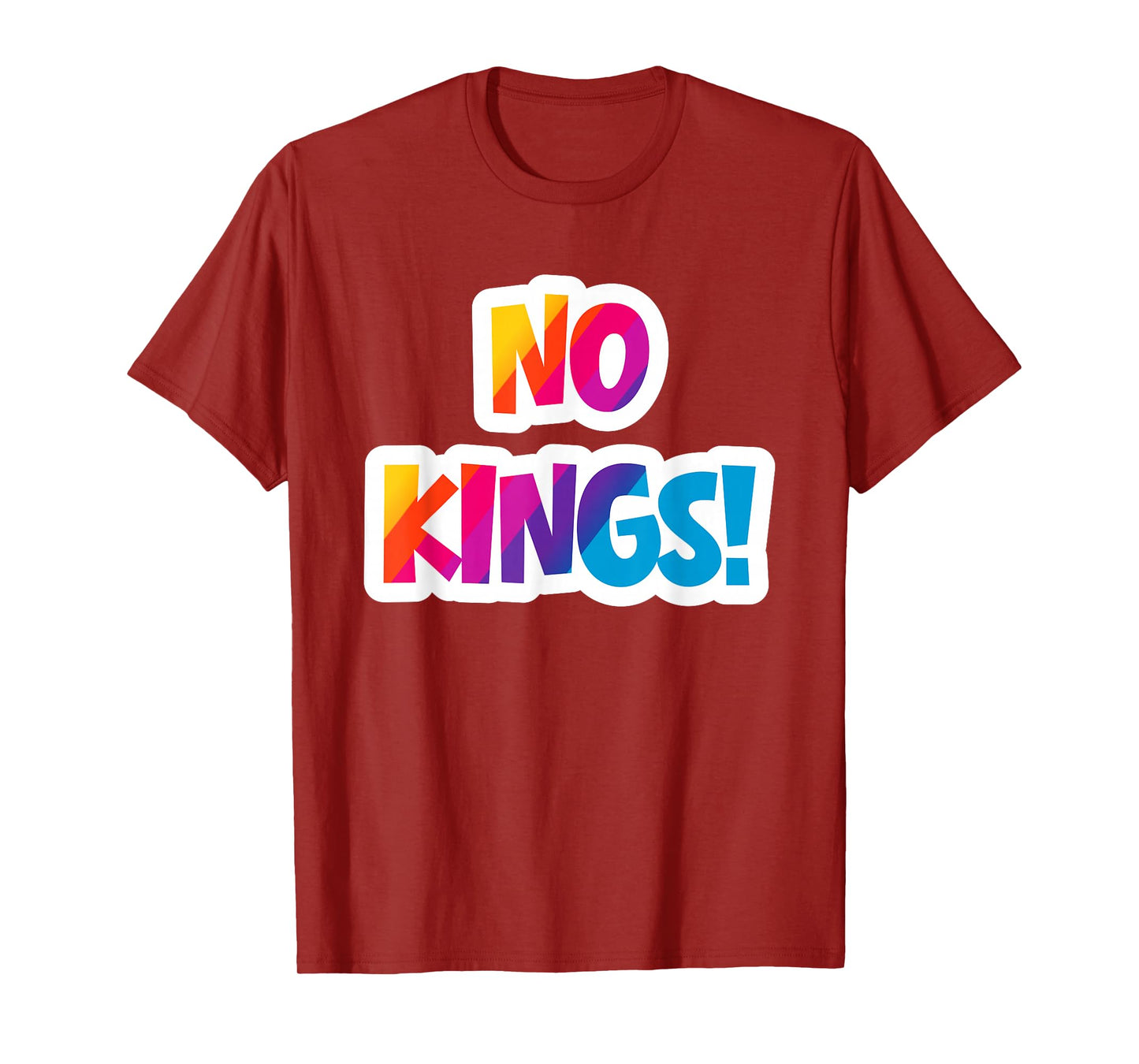 Very Bright and Colorful No Kings Oct 18 T-Shirt