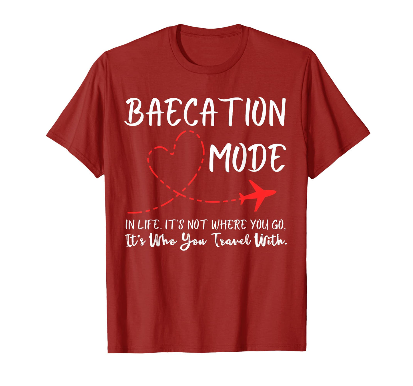 Funny Couple Matching Outfits For Baecay apparel Cute Couples Trip Matching Vacation Baecation Mode-Vibes Tee T-Shirt