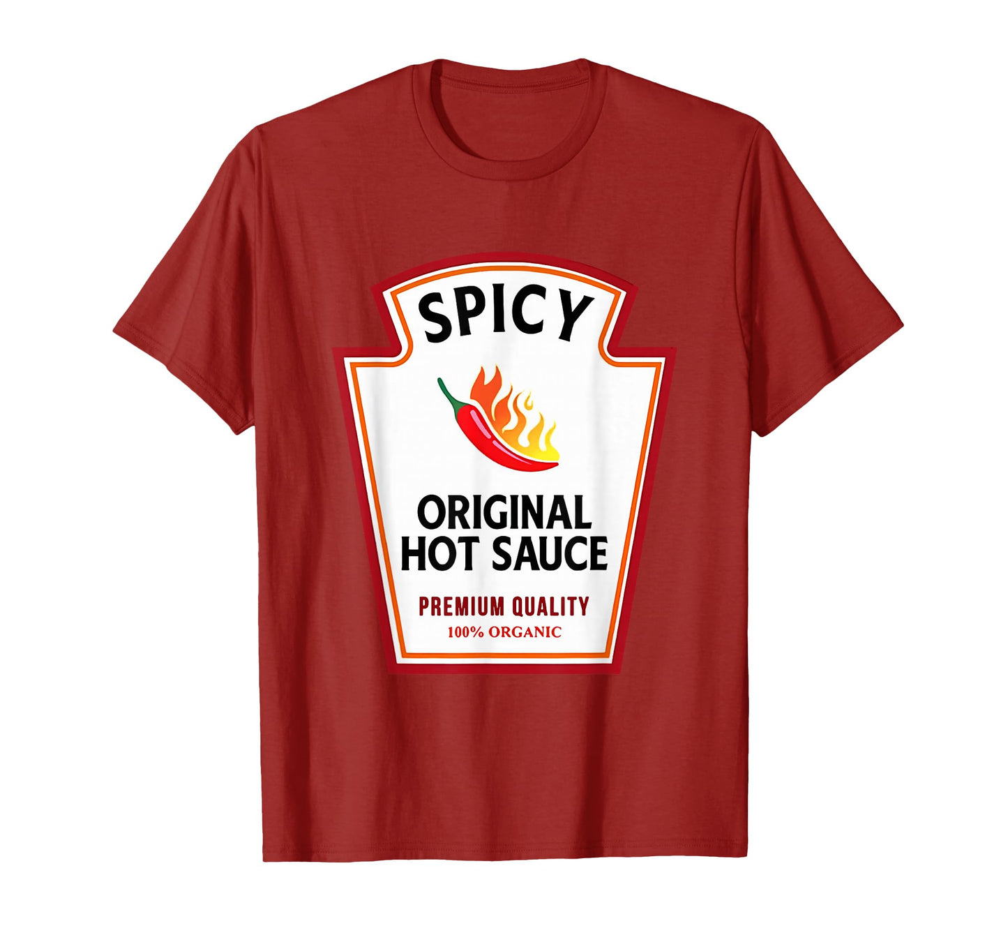 Group Condiments Family Halloween Costume Original Hot Sauce T-Shirt