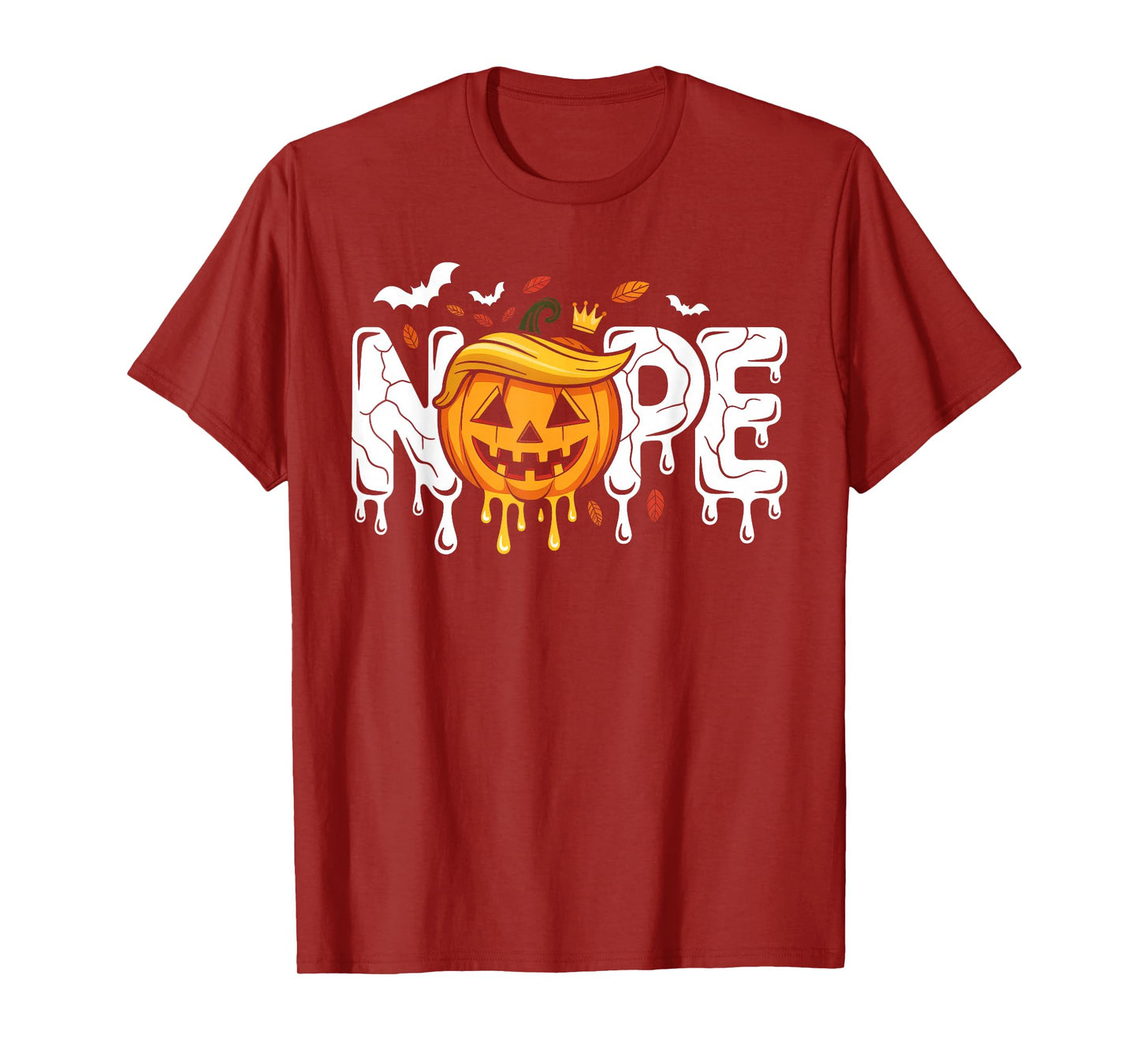 Funny No Kings Halloween 2025 Distressed USA Flag T-Shirt