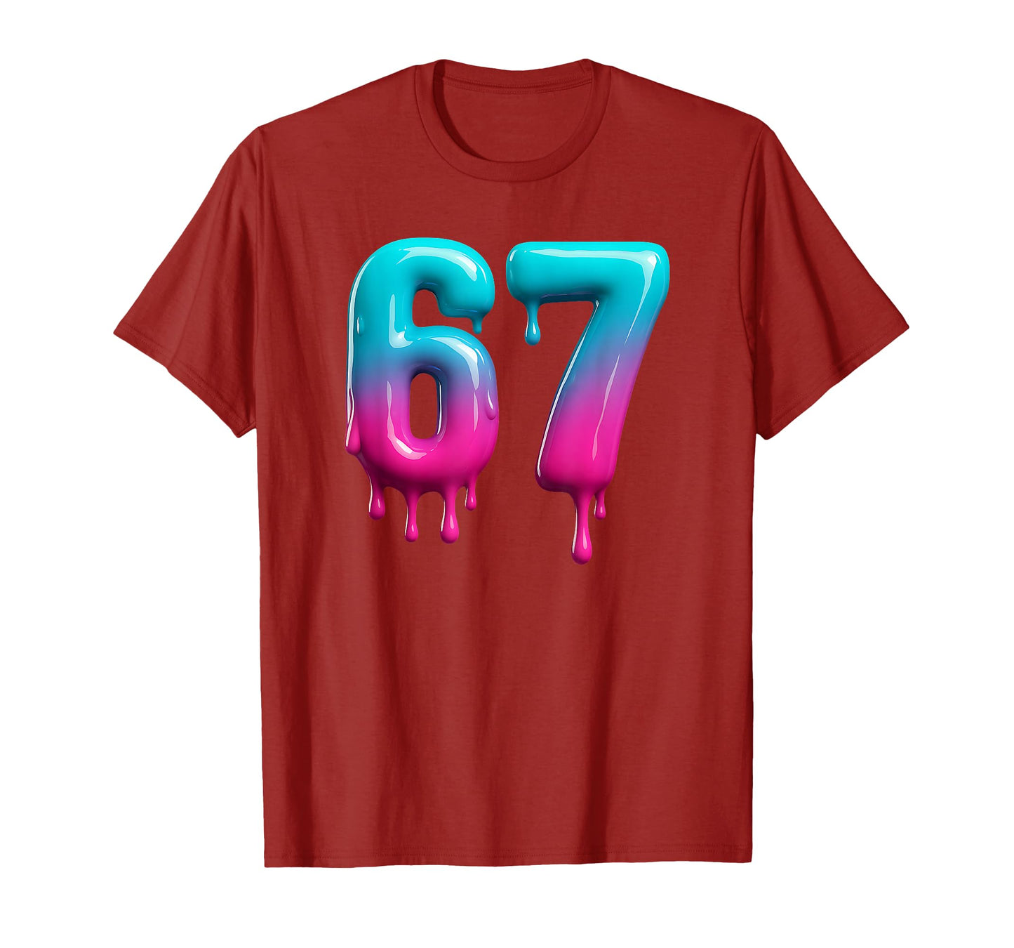 Six Seven 67 Meme for Gen Alpha Kids and Adults 6 7 T-Shirt