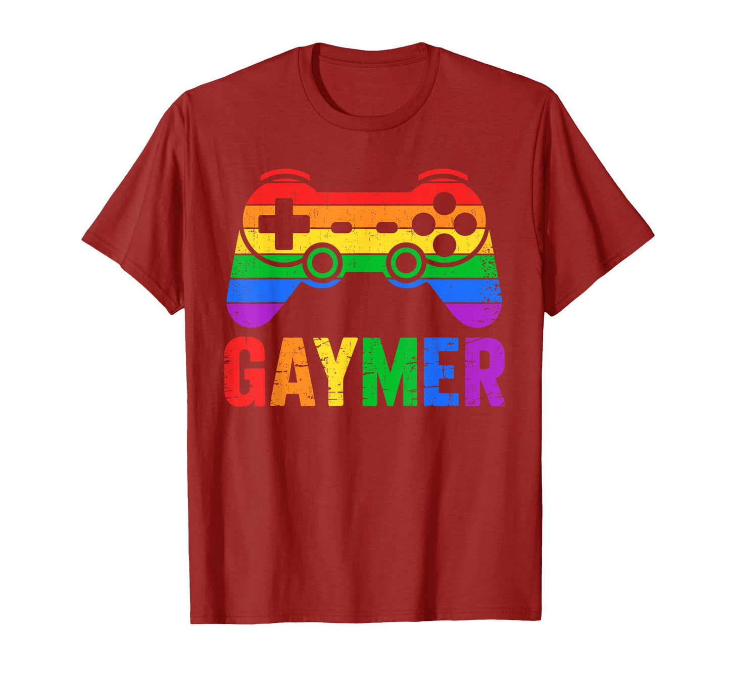 Funny Gaymer Rainbow Game Pride LGBT Support T-Shirt