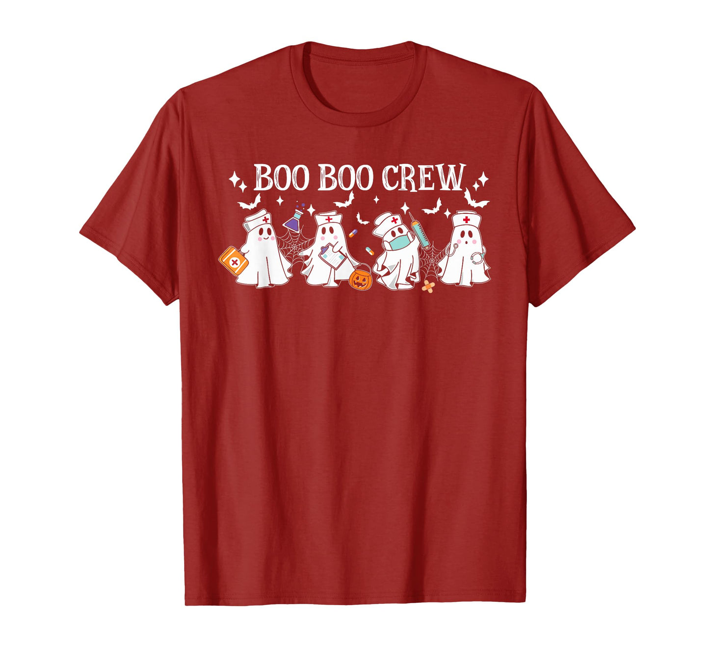 Boo Boo Crew Nurse Halloween Funny Nurse for Women Men Kids T-Shirt