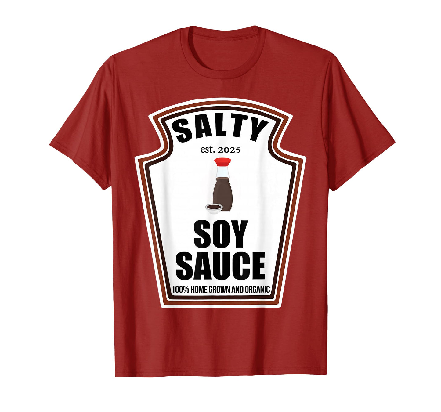 Salty Soy Sauce Condiment Spice Costume Party Matching T-Shirt