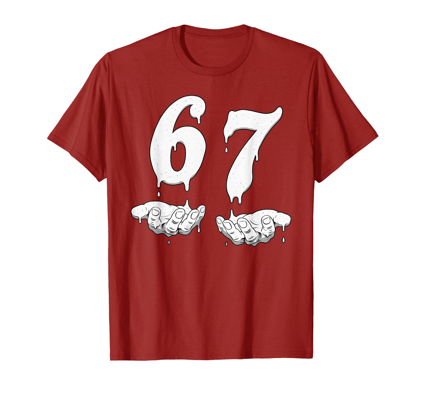 67 Meme Humor Numer 6 7 T-Shirt