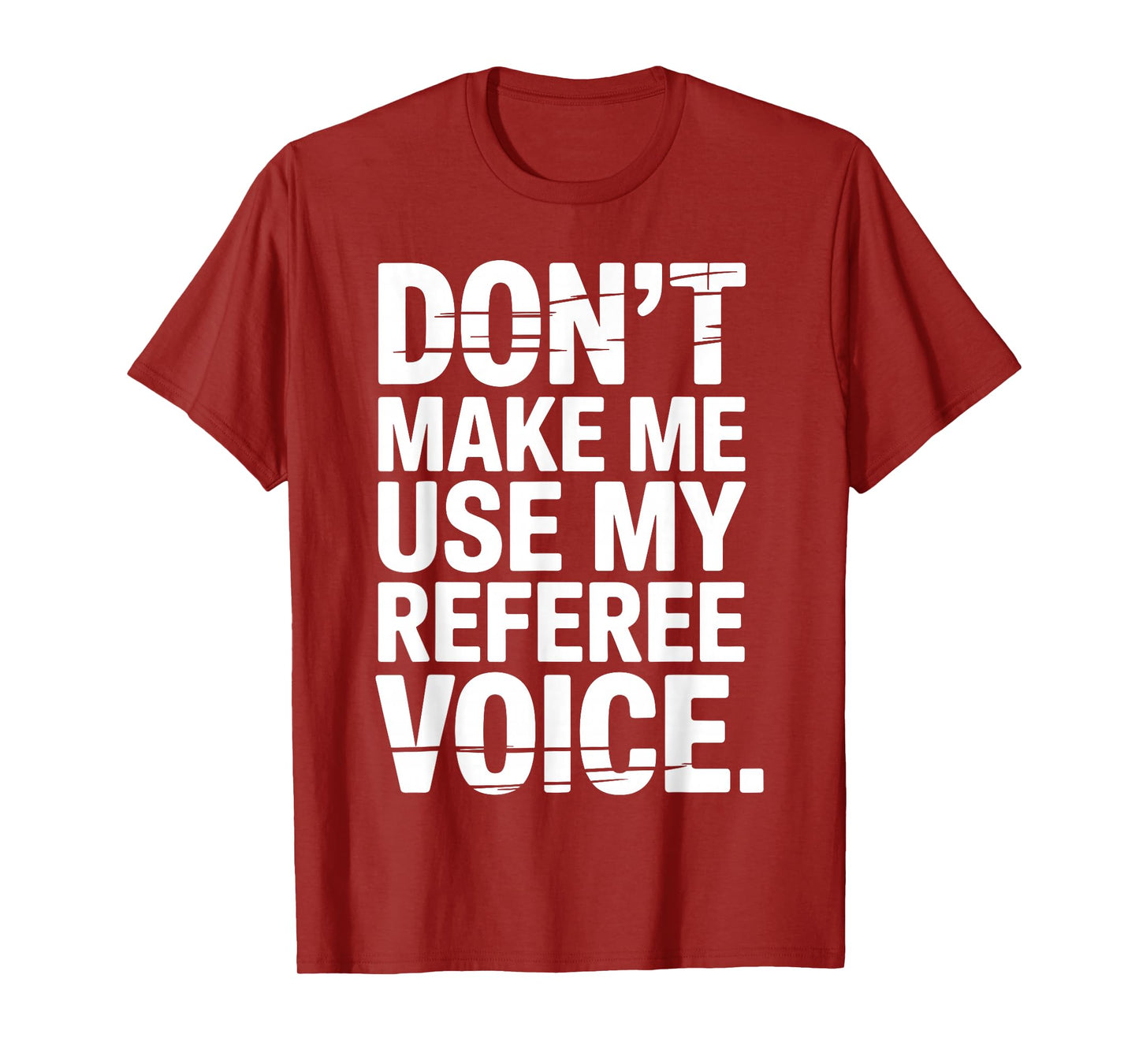 Funny Referee Art for Men Women Sports Ref Official Referee T-Shirt