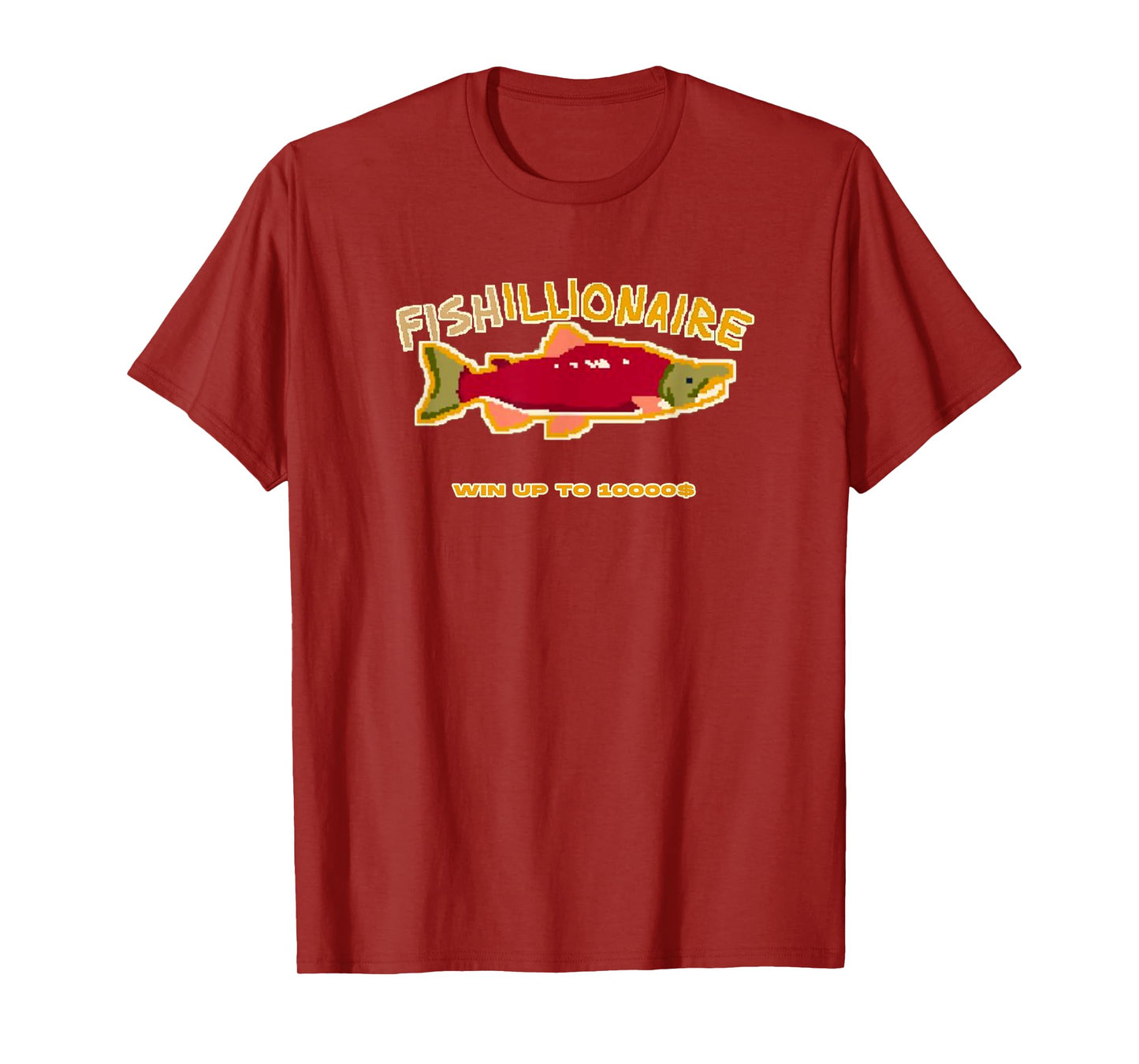 Fishillionaire Webfishing Game Merch | Red T-Shirt