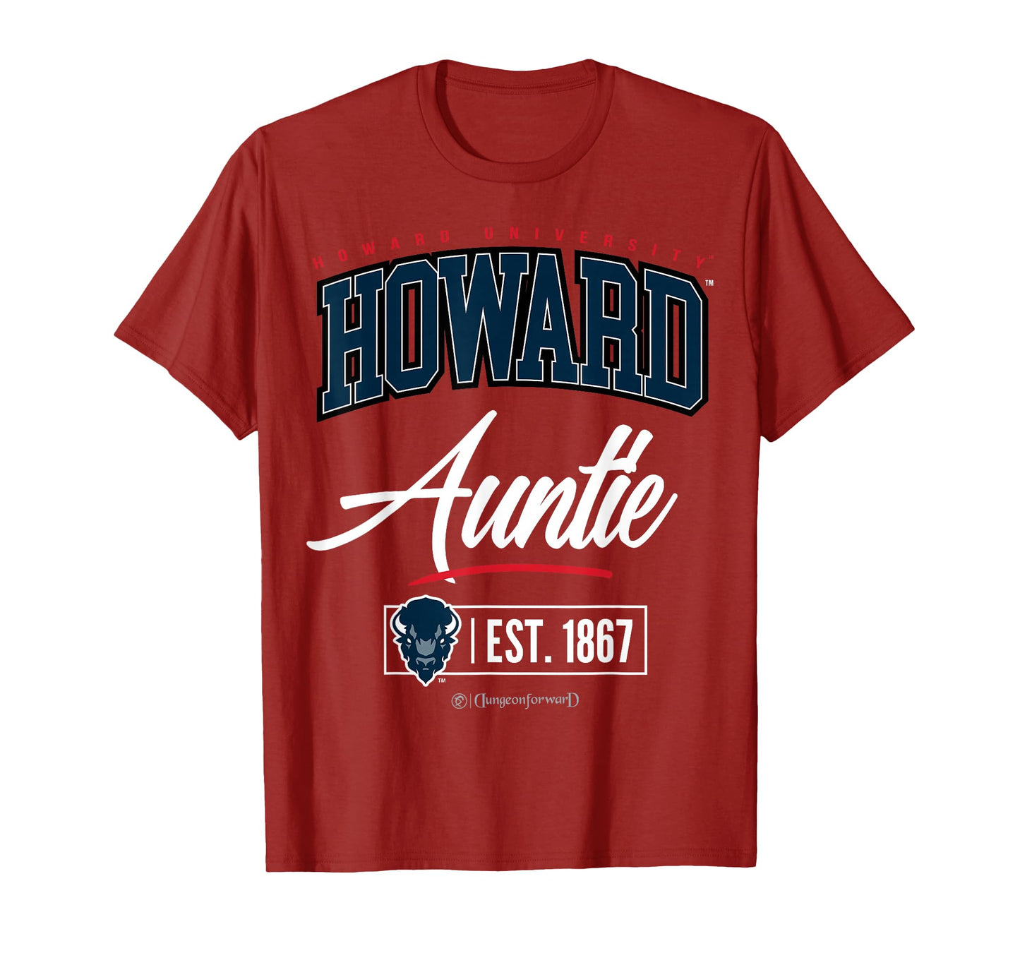 Howard University - HU HBCU Auntie T-Shirt