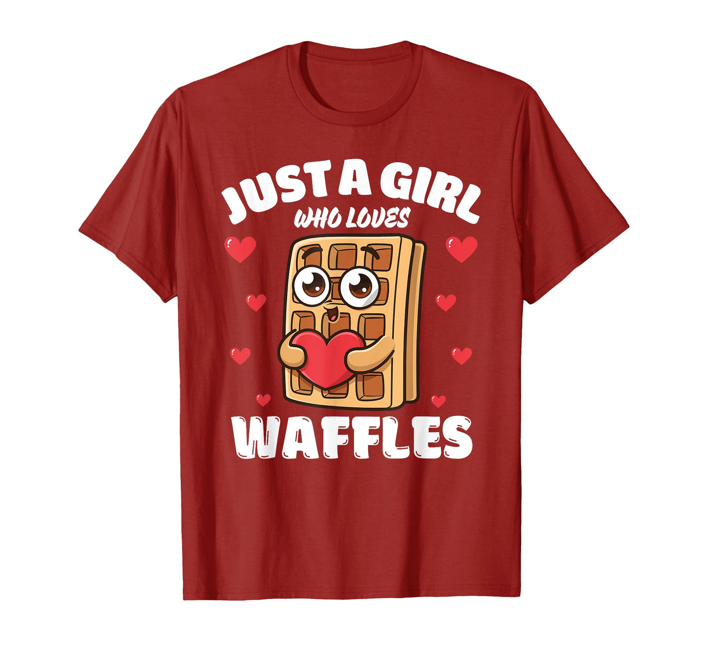 Just A Girl Who Loves Waffles, Waffle Lover T-Shirt