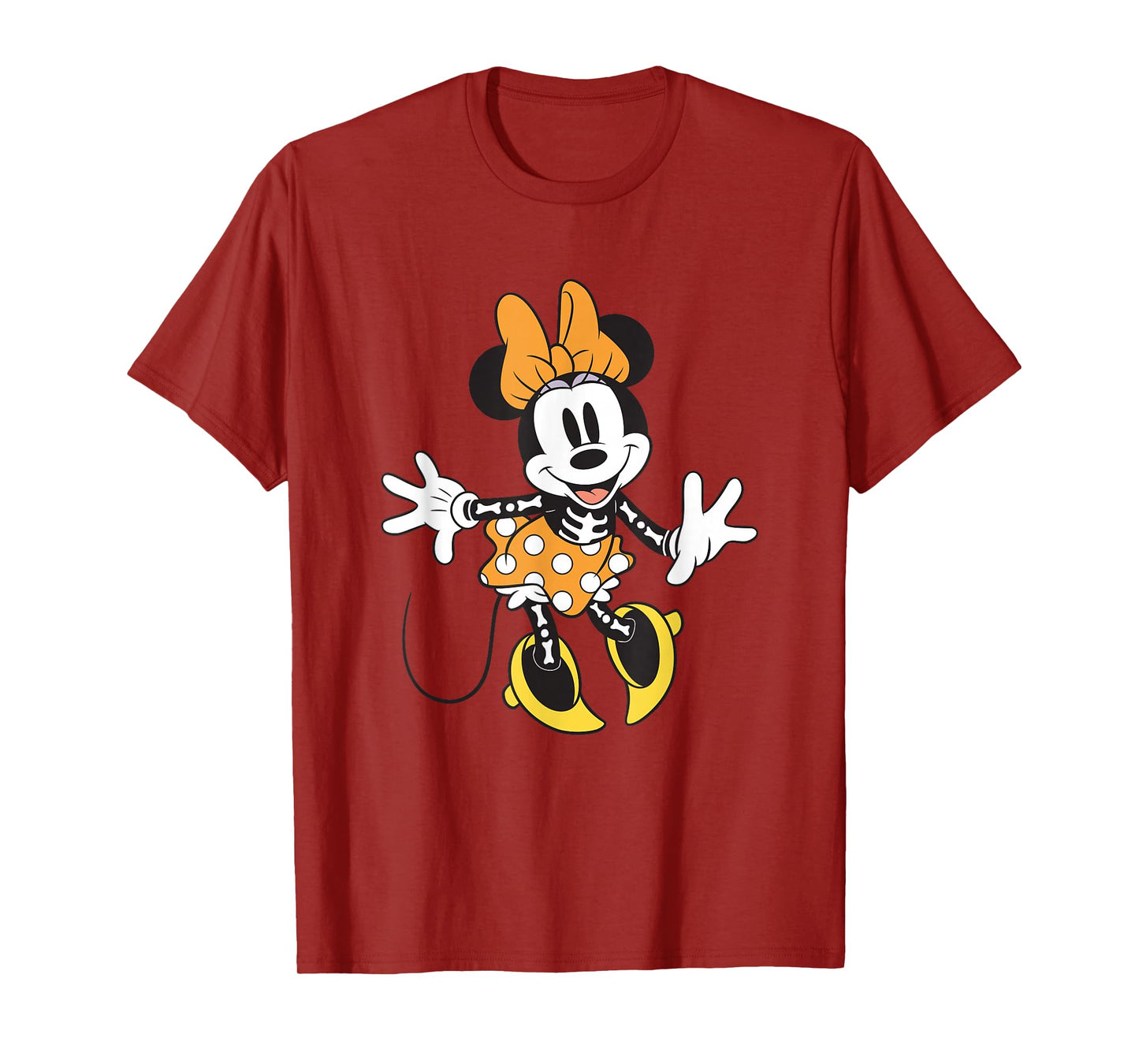 Disney Mickey and Friends Minnie Skeleton Costume Halloween T-Shirt