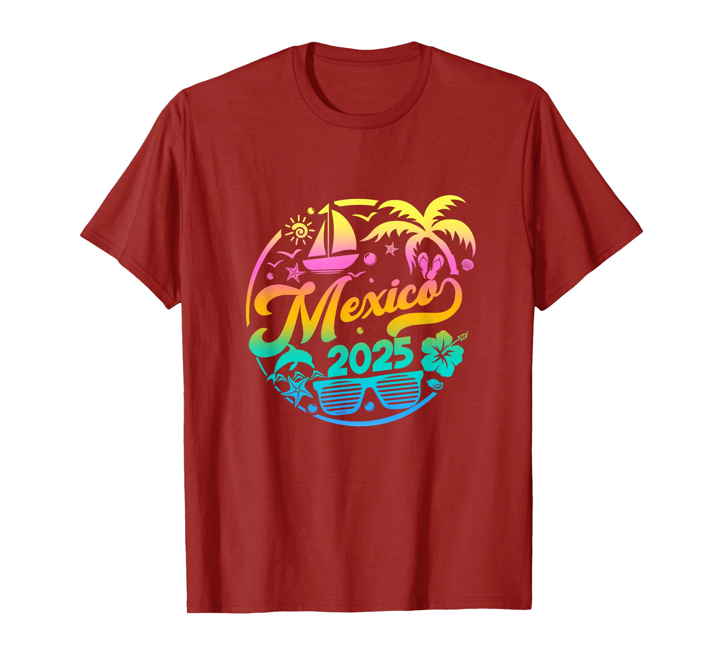 Mexico 2025 Family Vacation Beach Matching Group T-Shirt