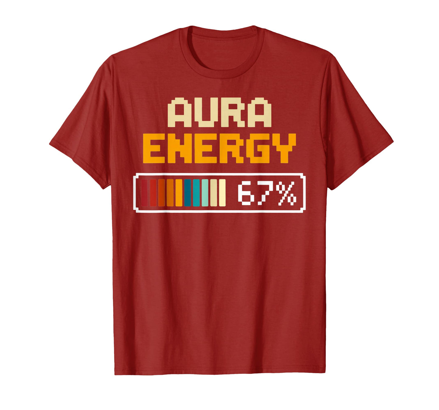 Aura Energy 67 Number 67th Sports Player Ice Cream Drip T-Shirt