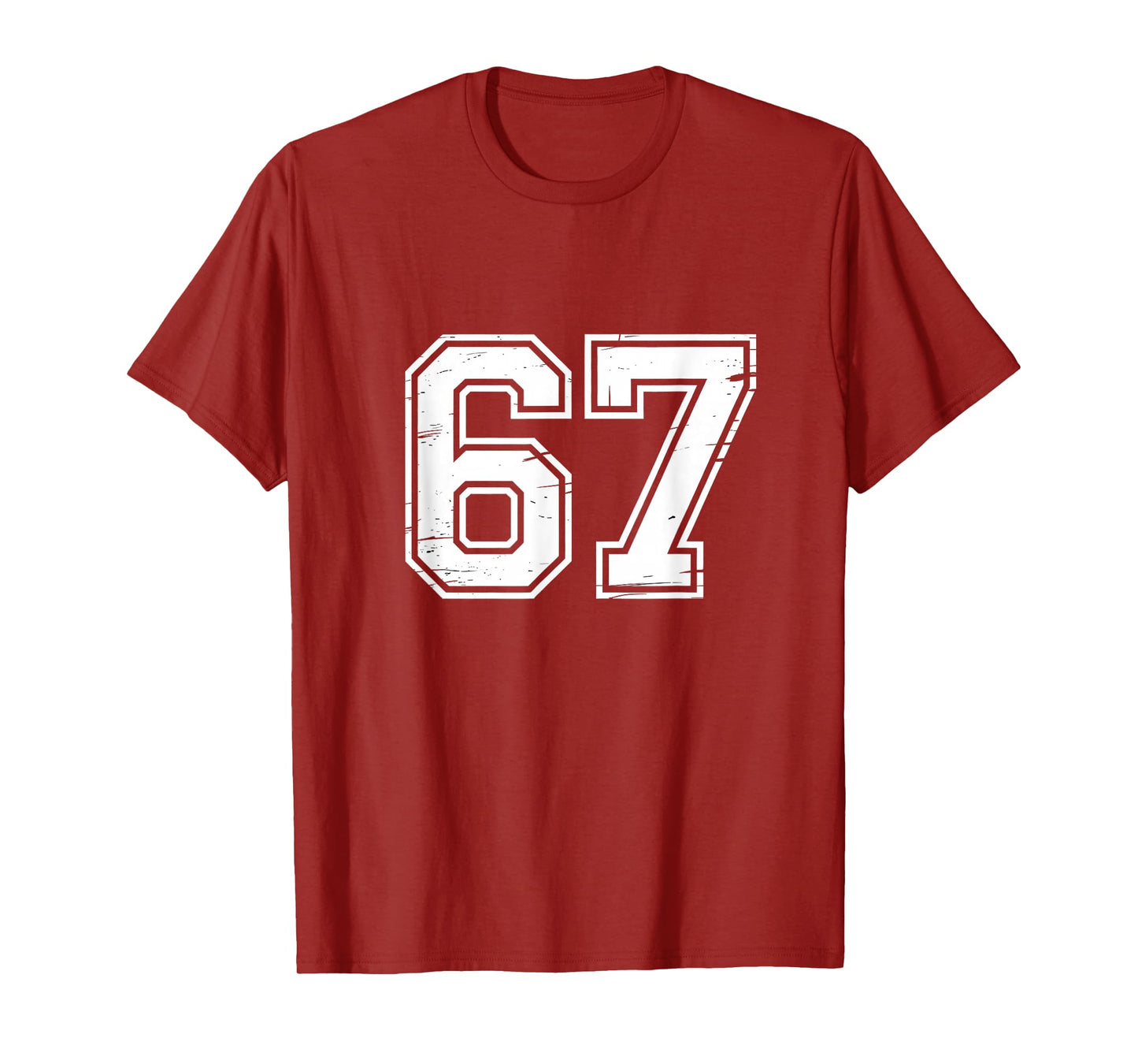 Six Seven 67 Meme Number T-Shirt