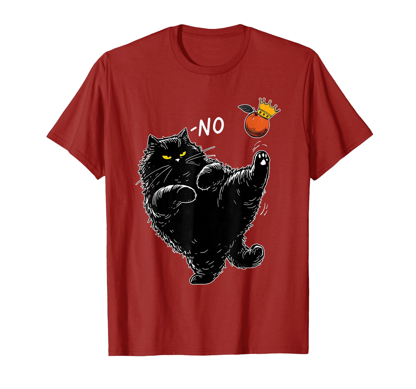 Vintage Black Cat No Kings October 18 No Kings Day Men Women T-Shirt