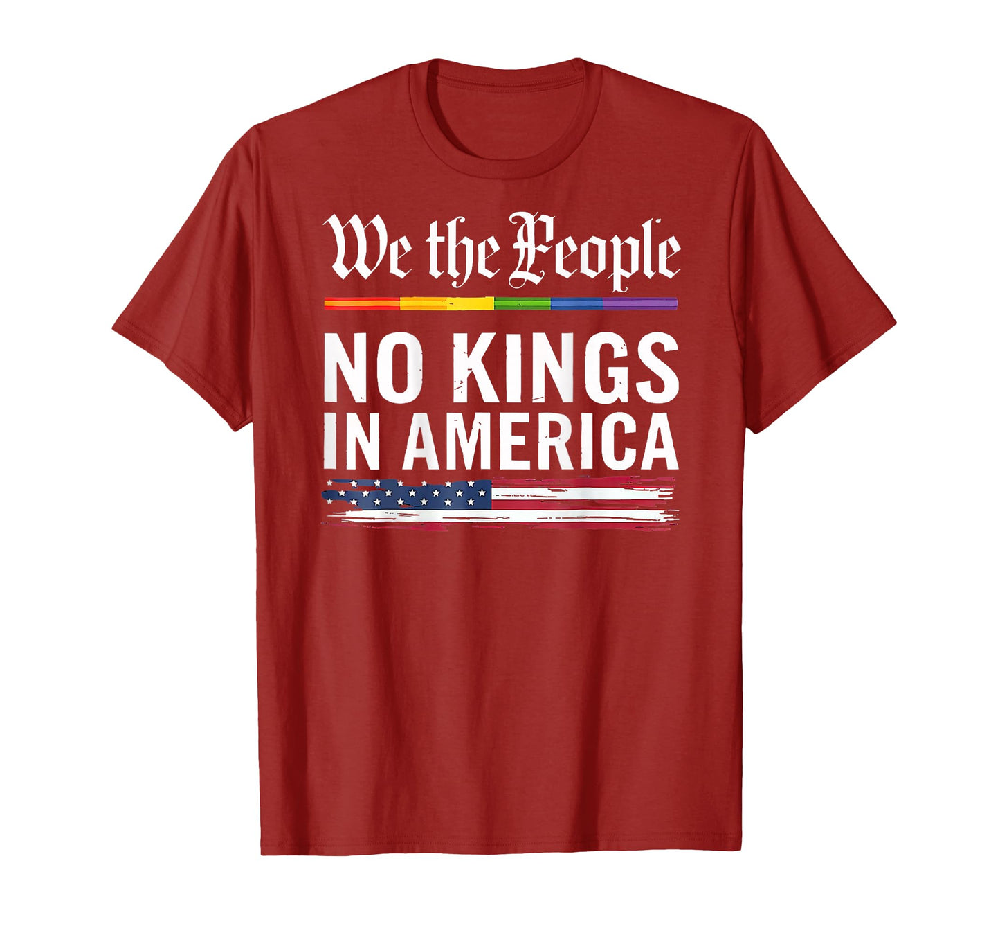 We The People No Kings (On Back) T-Shirt