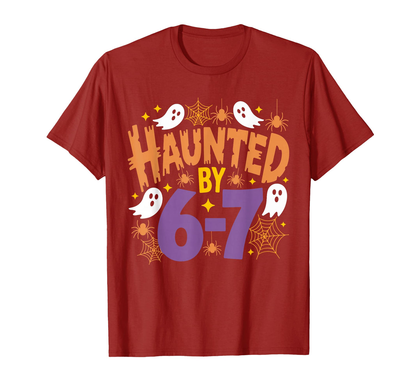 Haunted by 6-7 Halloween Ghosts and Spiders T-Shirt