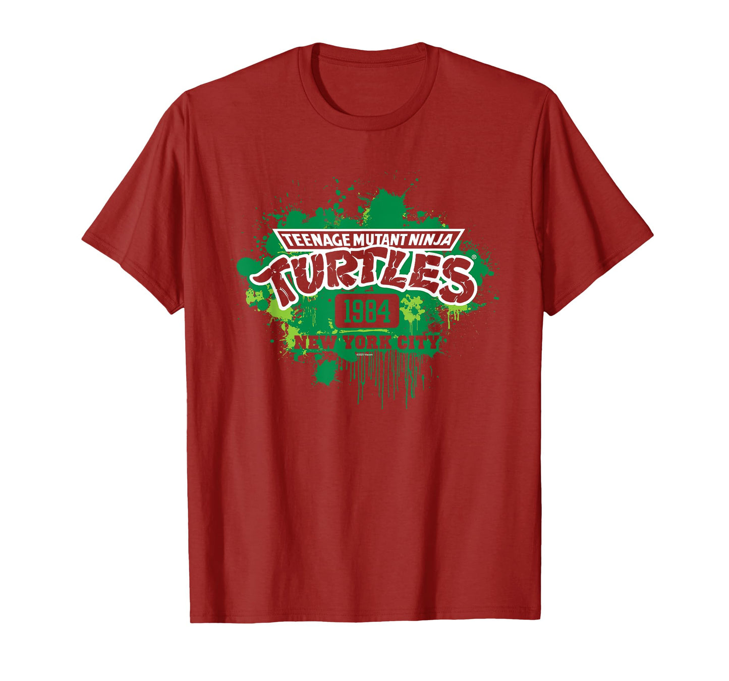 Teenage Mutant Ninja Turtles Retro NYC Slime Cartoon T-Shirt