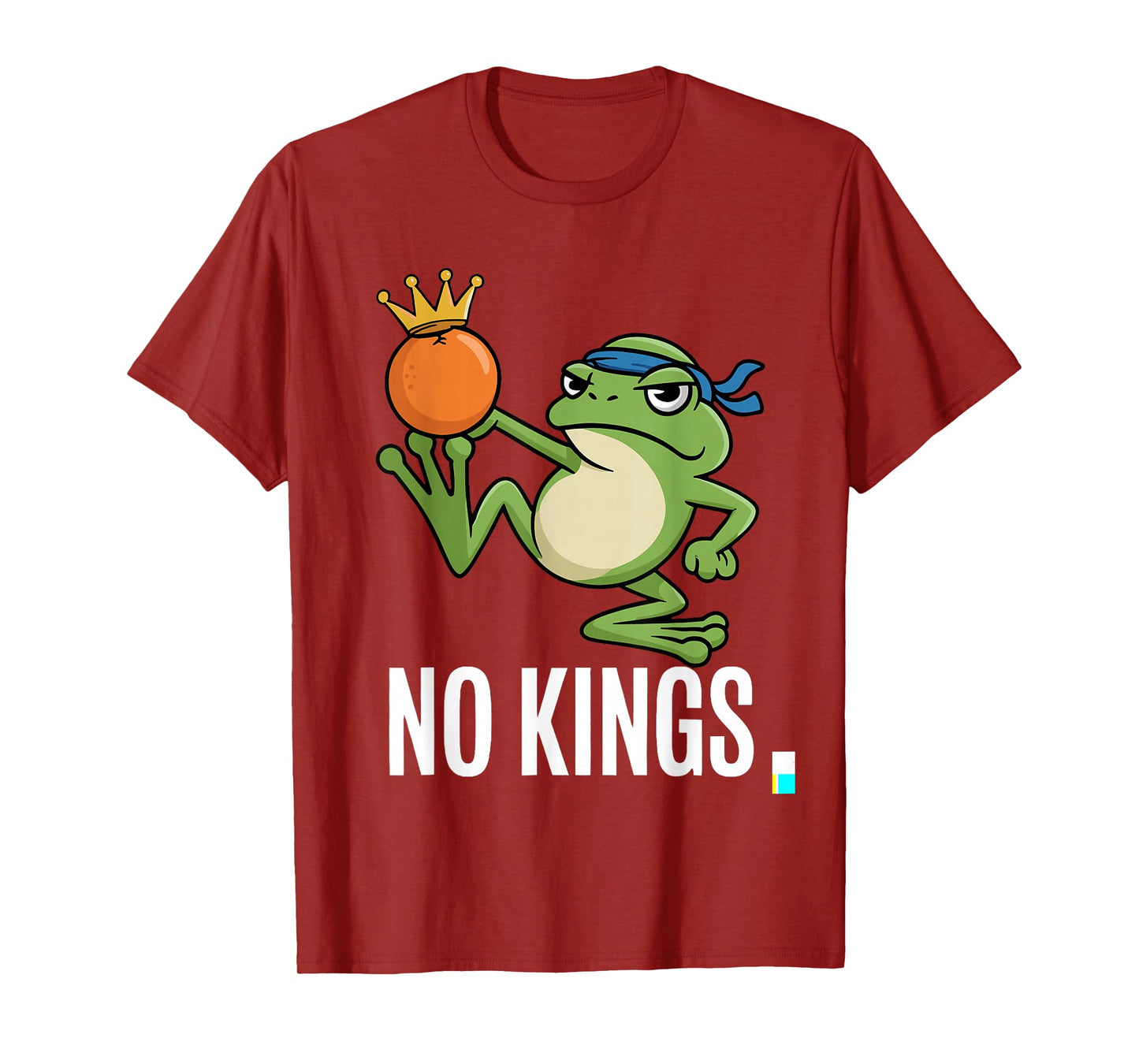 Frog No Kings in America We The People Political T-Shirt