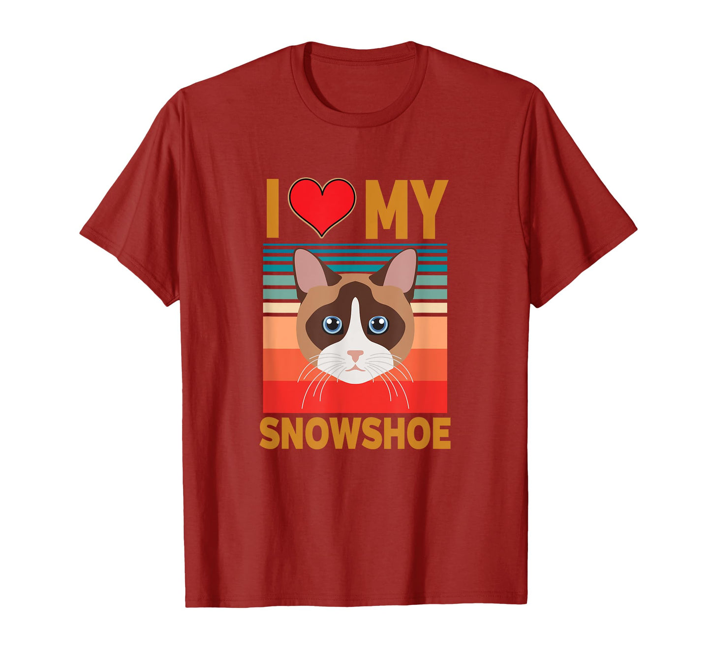Snowshoe Siamese Cat T-Shirt