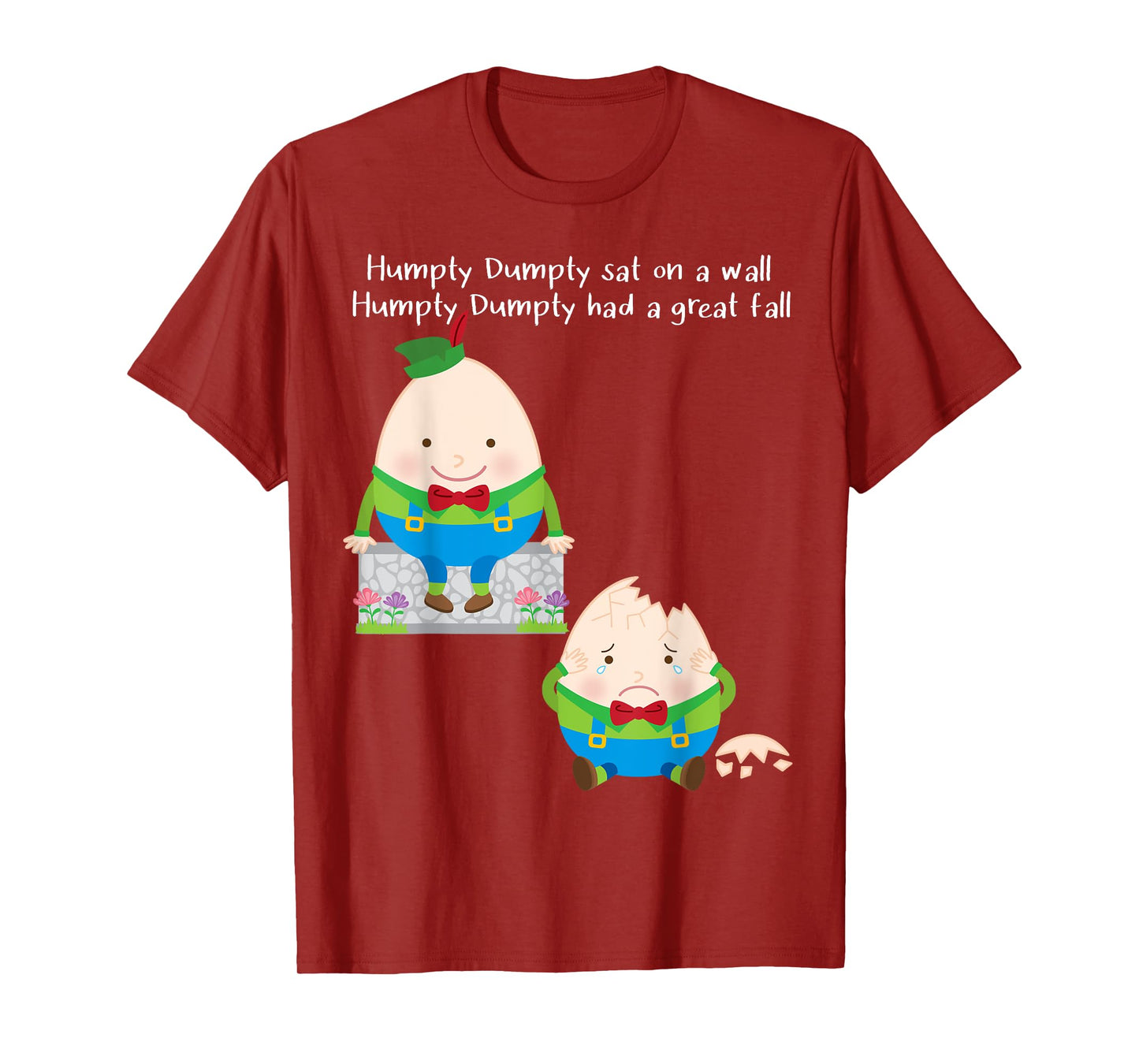 Humpty Dumpty Kids Nursery Song Rhyme T-Shirt