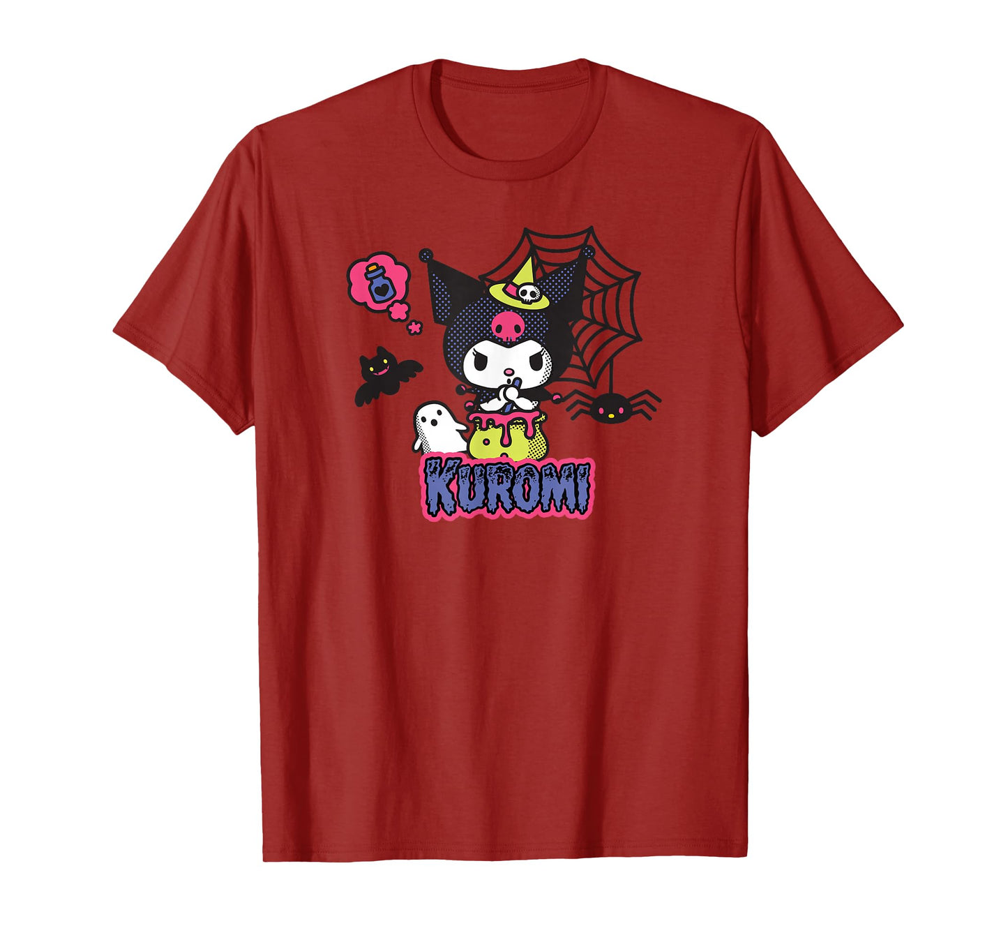 Kuromi Halloween Spooky Web T-Shirt