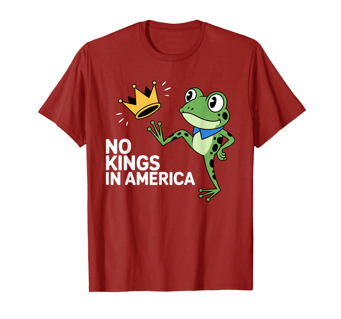 Frog No Kings in America We The People Political T-Shirt