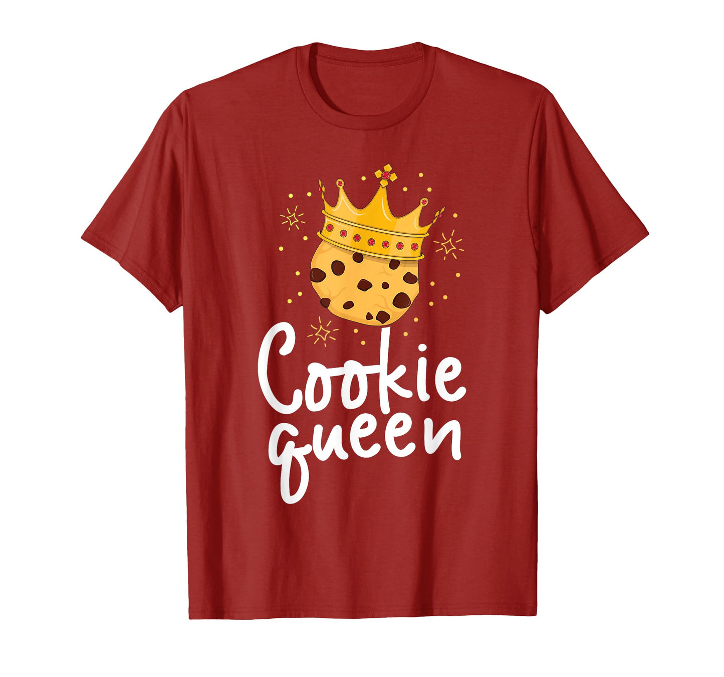Cookie Queen Cute Chocolate Chip Foodie Gift Girls Women T-Shirt