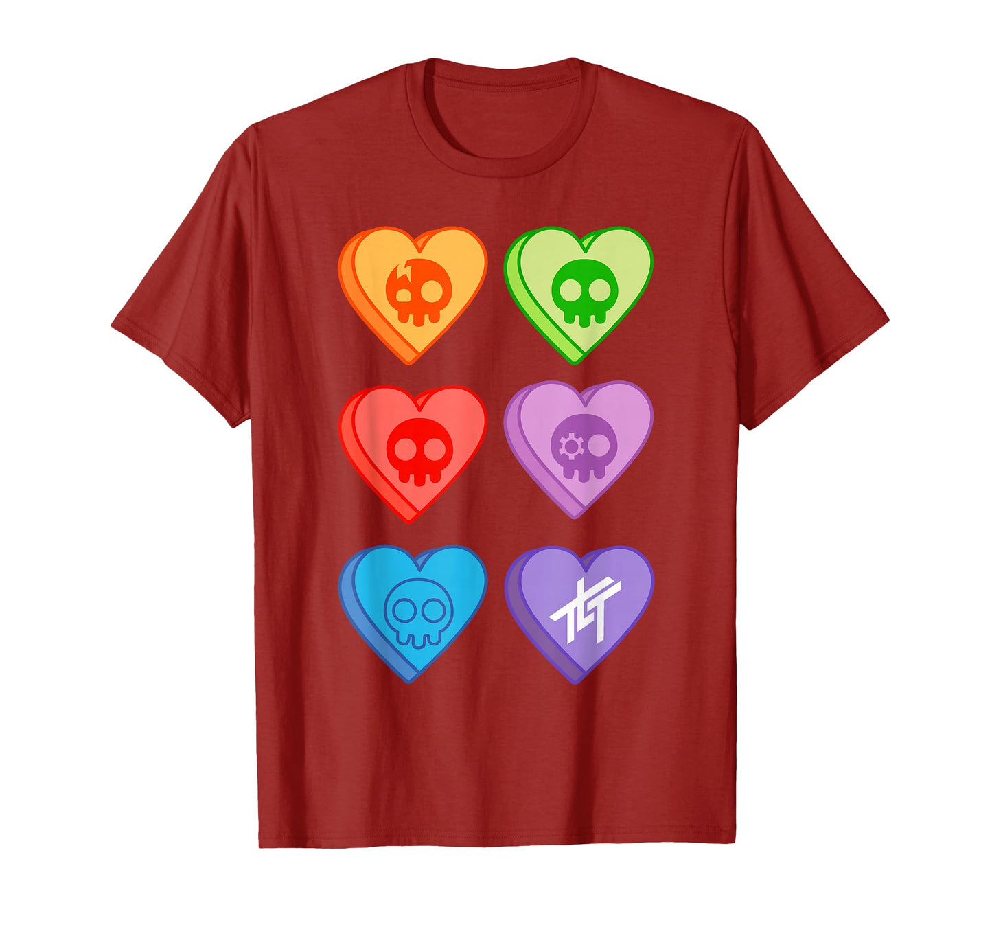The Living Tombstone – Candy Hearts T-Shirt
