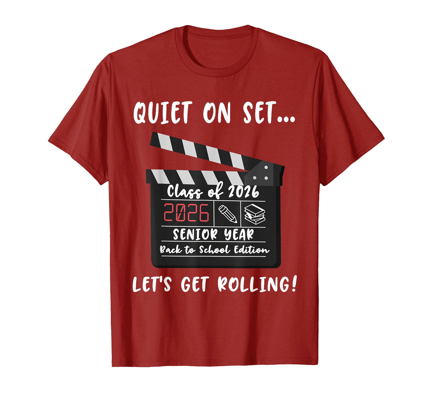 Senior Year Class of 2026 Back to School High School Funny T-Shirt