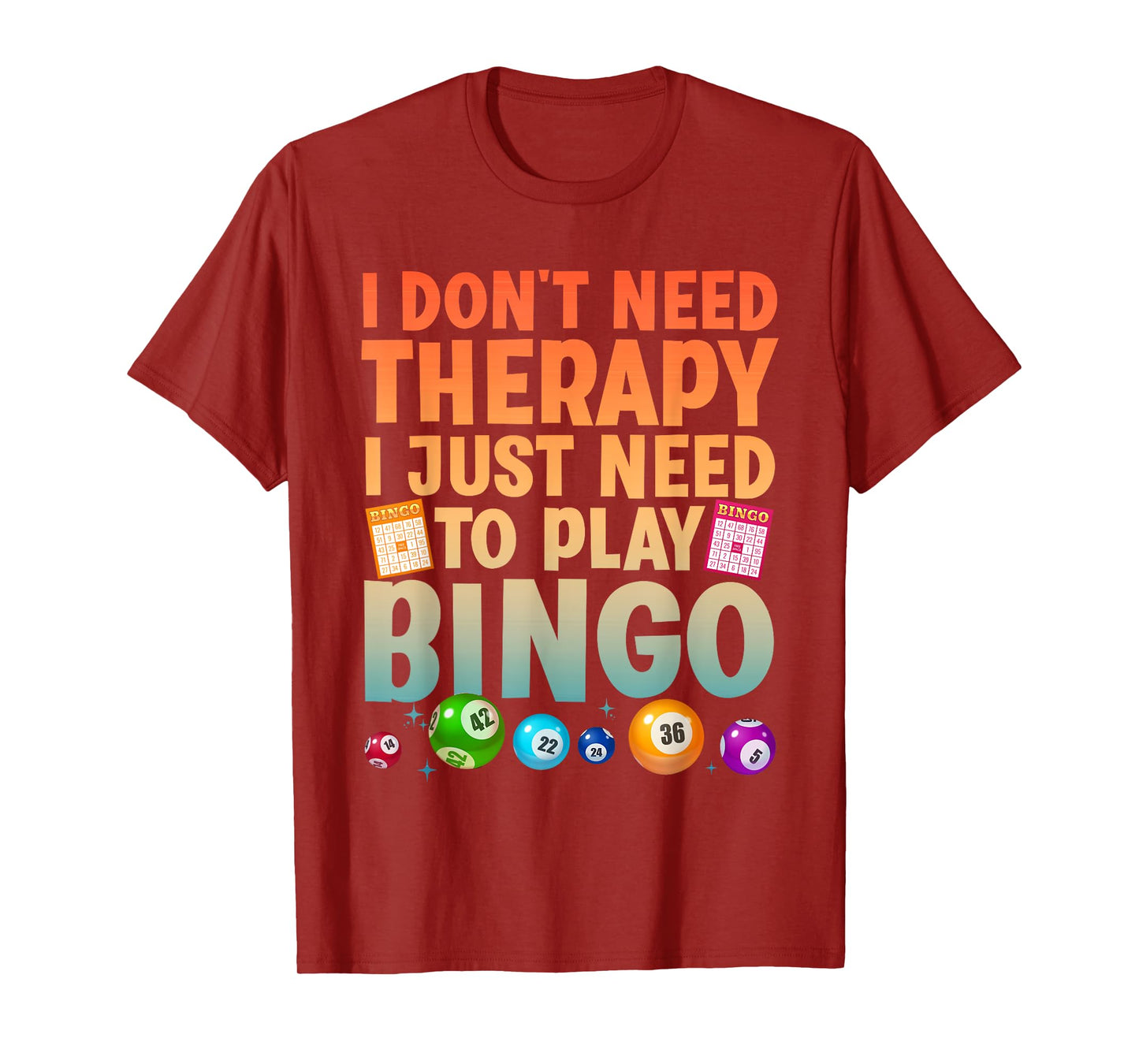 Cute Bingo Novelty For Men Women Bingo Lover Bingo Player T-Shirt