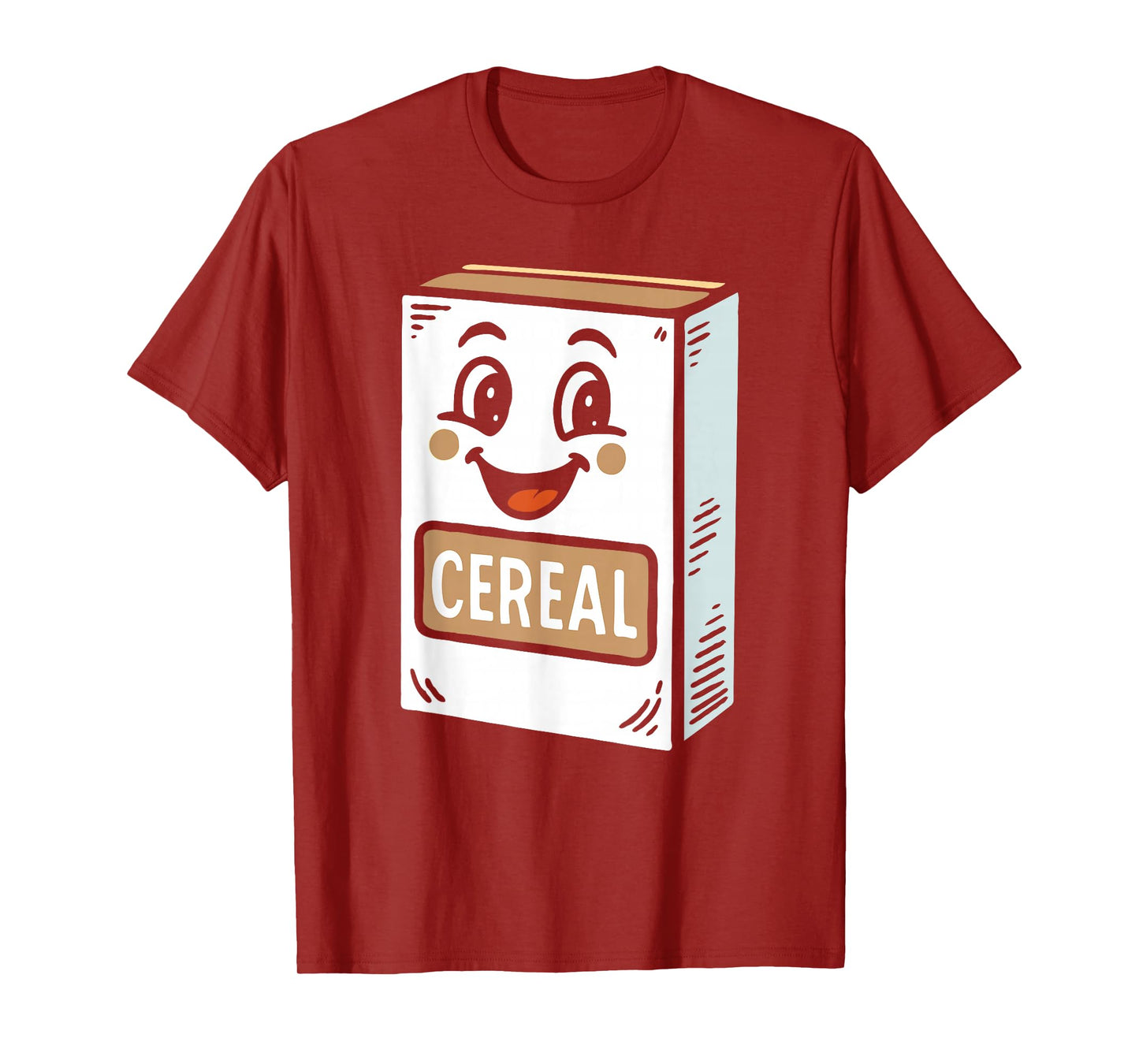 Cereal Box Halloween Easy Costume Funny Matching Kids Womens T-Shirt