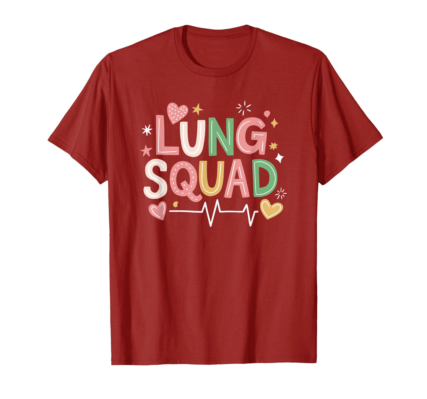 Pulmonary Therapist RT Respiratory Nursing Crew, Lung Squad T-Shirt