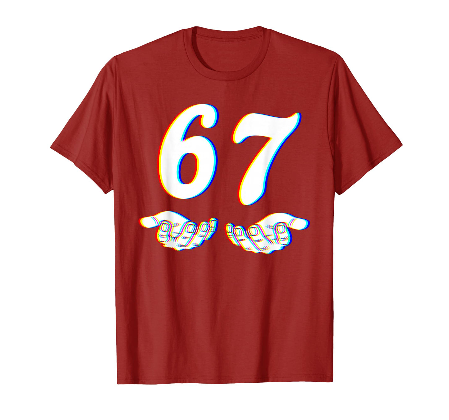 Funny 67 Six Seven Meme Couple Matching Halloween Costume T-Shirt