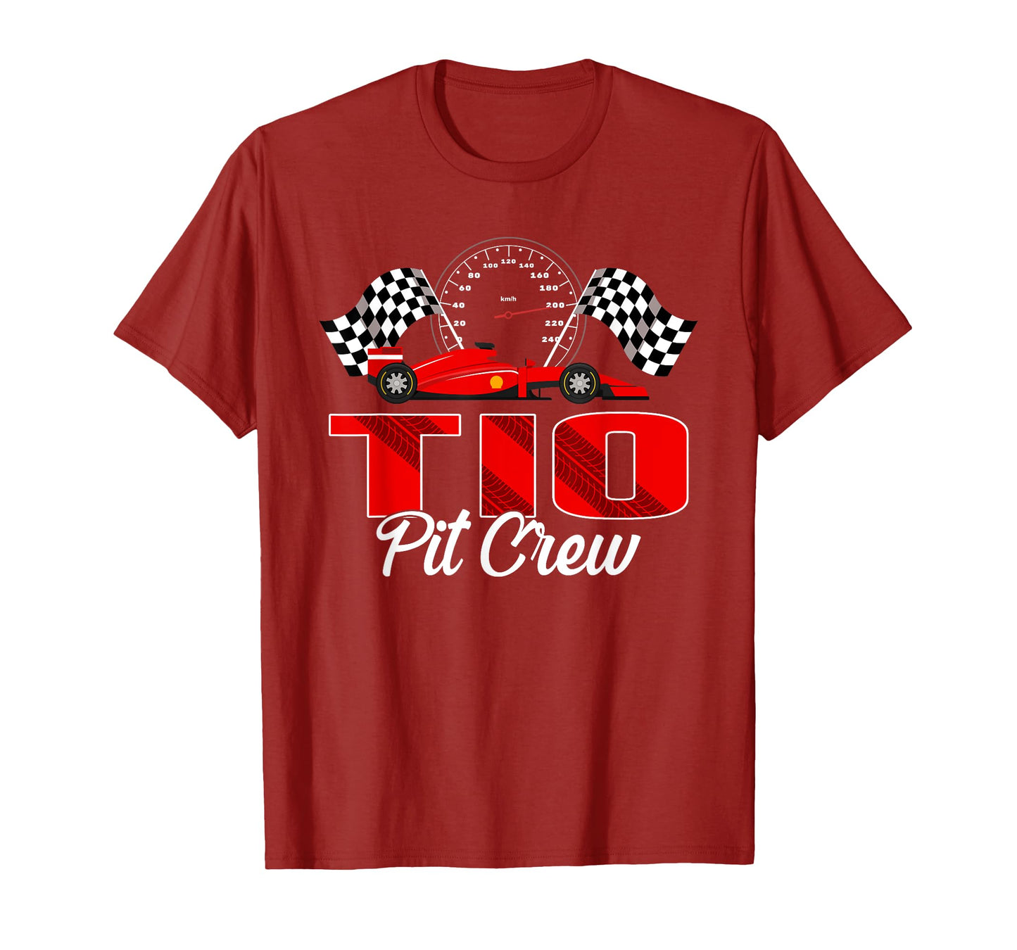 Race Car Birthday Party Racing Family Tio Pit Crew T-Shirt