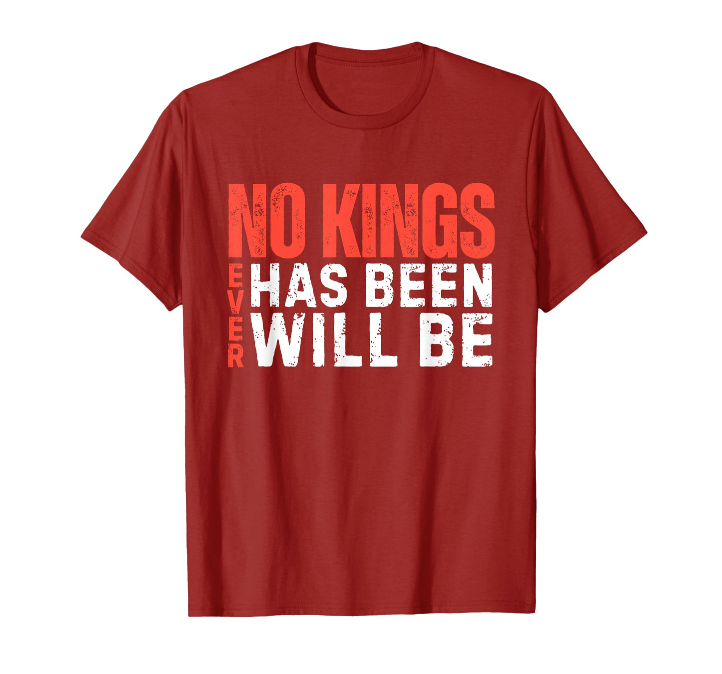 No Kings Never Has Been Never Will Be Stop Oligarchy T-Shirt