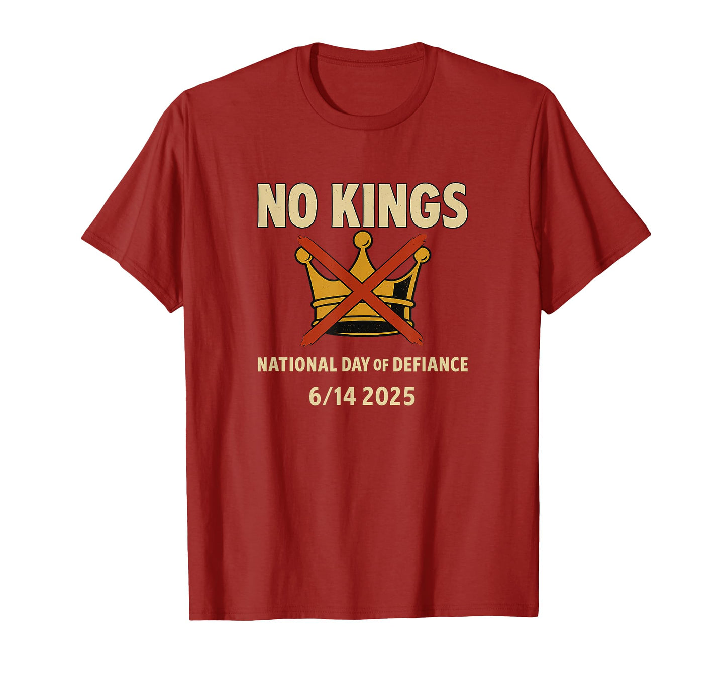 No Kings National Day of Defiance 6/14/2025 T-Shirt