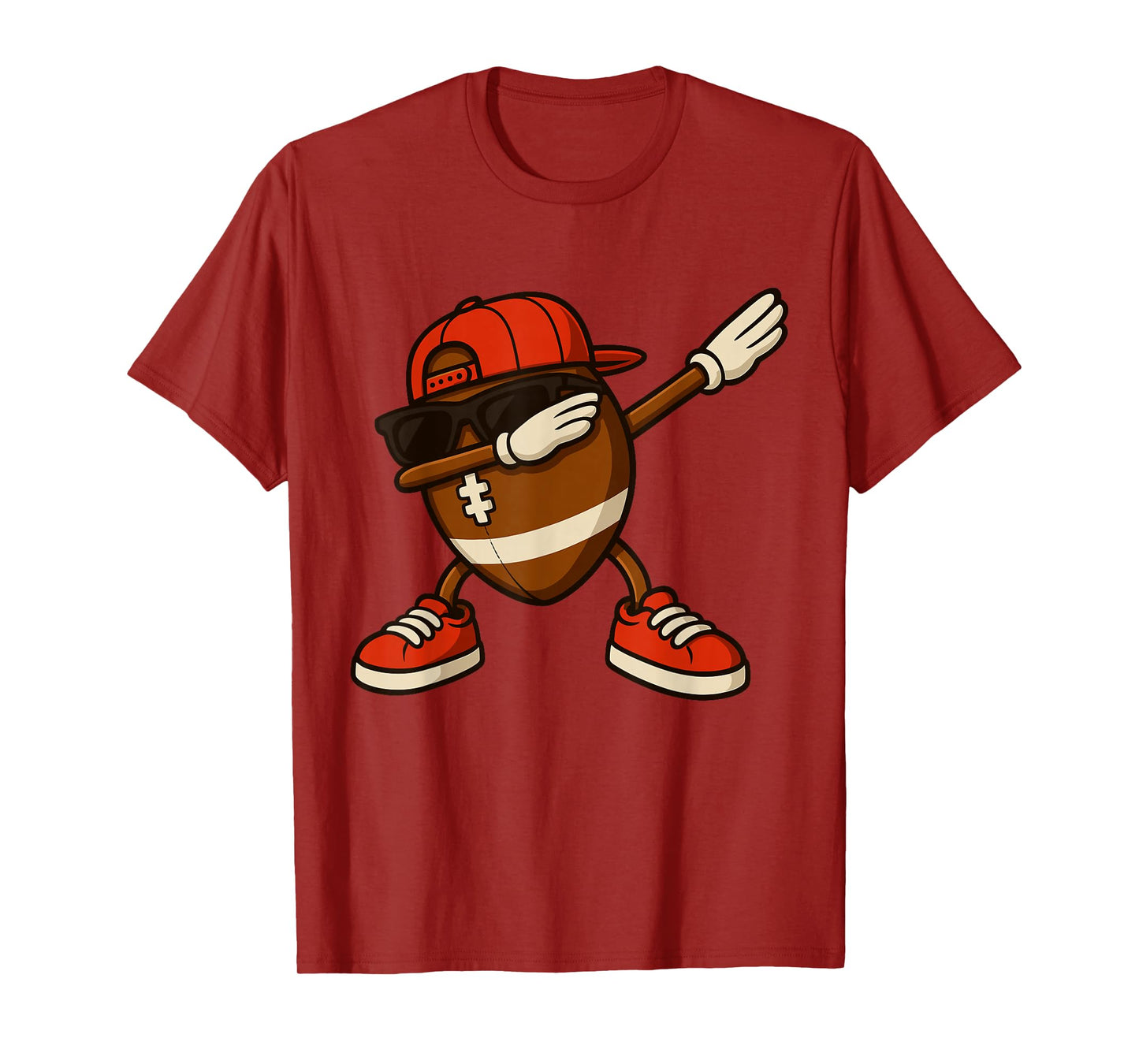 Funny Dabbing Football for Boys Dab with Cap T-Shirt
