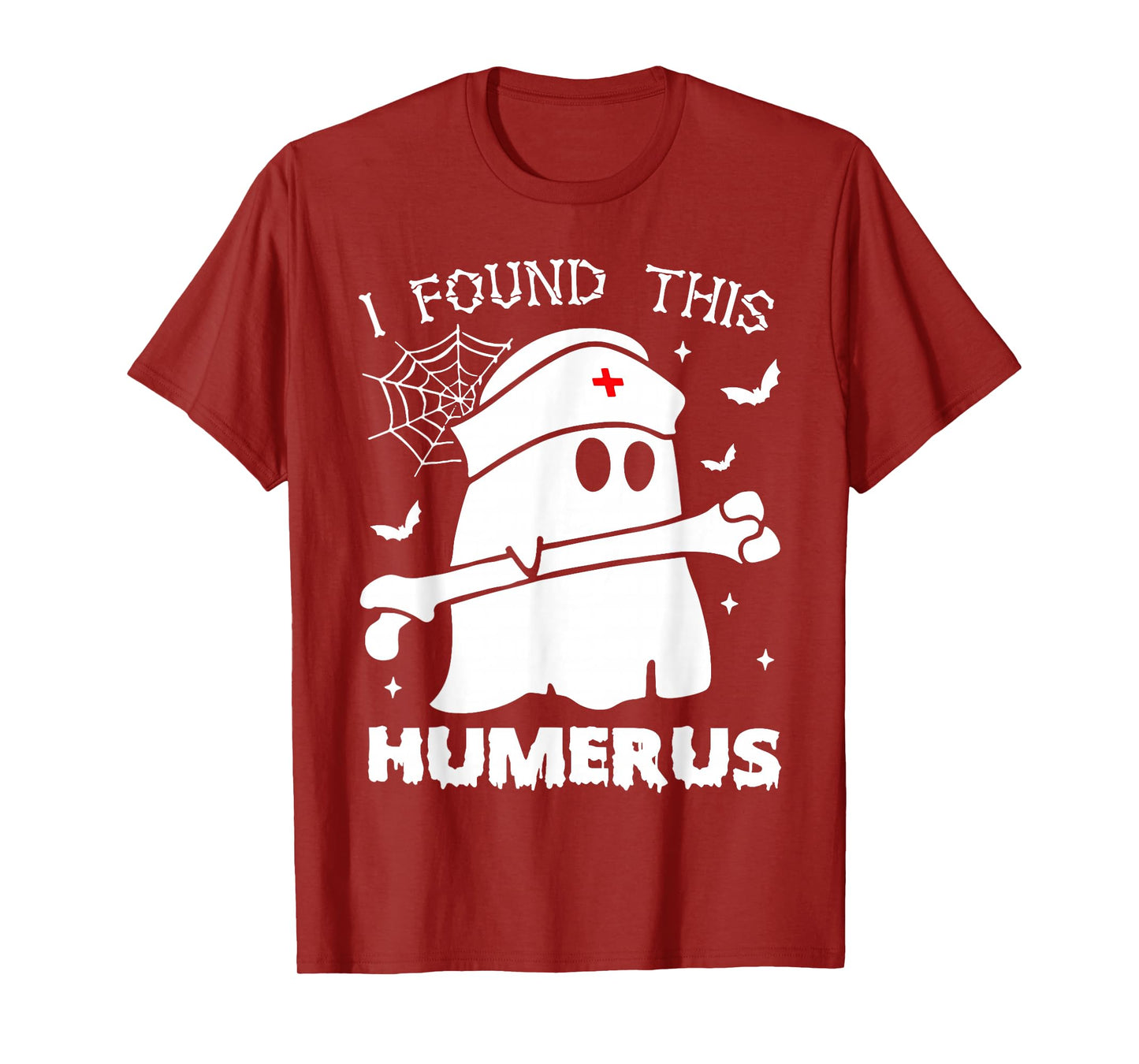 I Found This Humerus Boo Ghost Halloween Costume T-Shirt