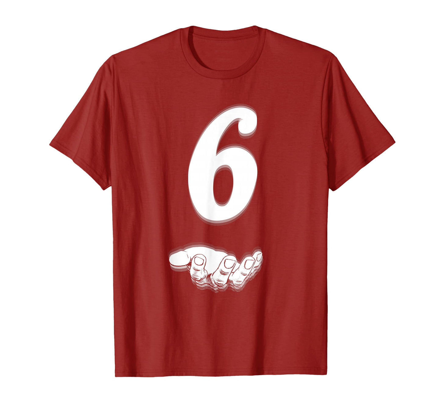 Funny Six Seven Meme 6 7 Halloween Costume Matching 6 T-Shirt