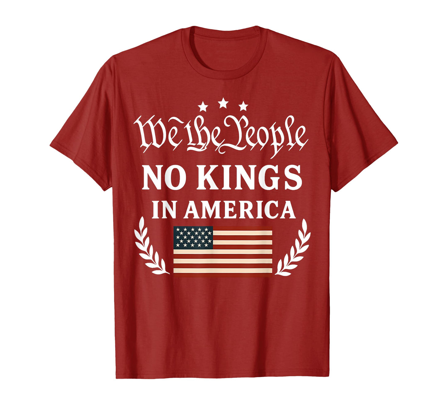 We The People No Kings In America Democracy Protest T-Shirt
