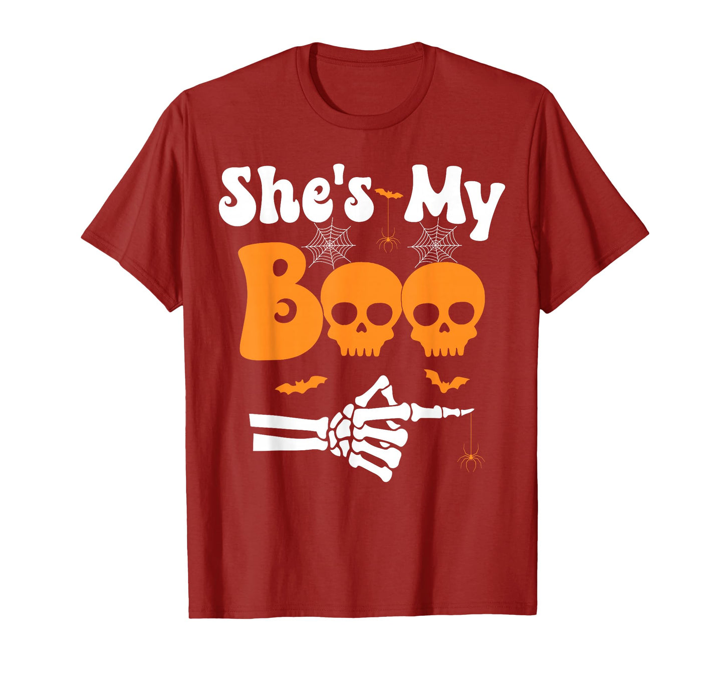 She’s My Bo Skeleton Funny Couples Matching Halloween Couple T-Shirt