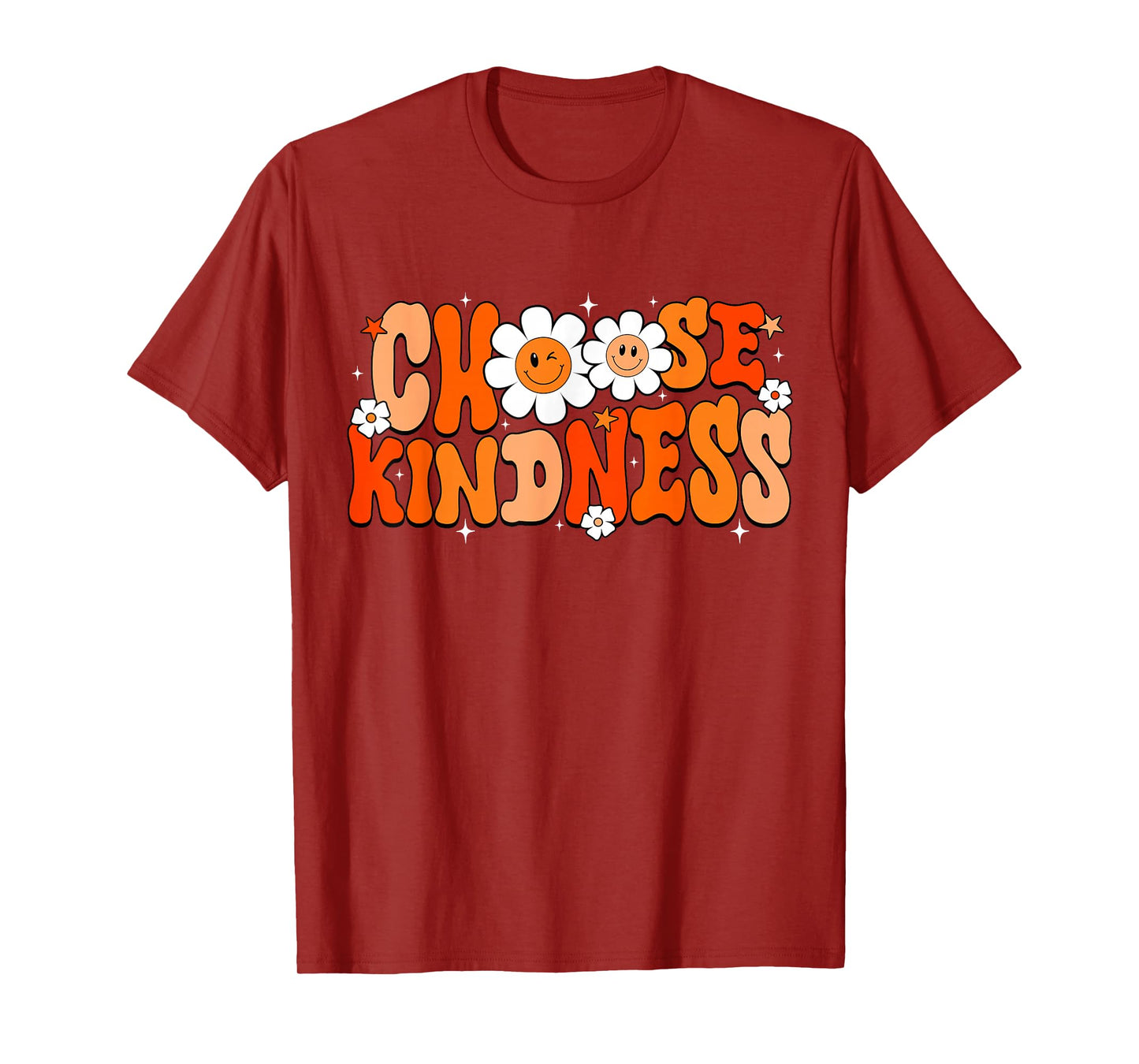 Choose Kindness Shirt Retro Be Kind Inspirational Unity Day T-Shirt