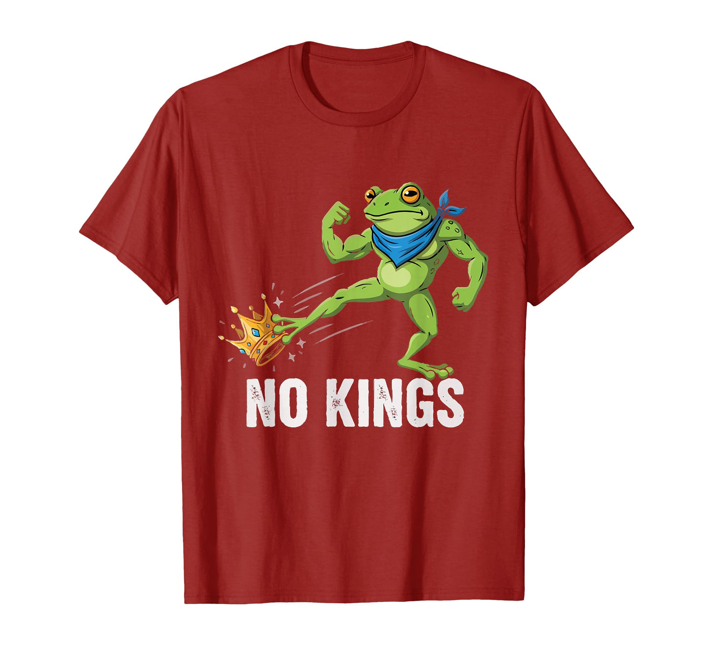 Funny Portland Frog Protest, Men Women No Kings T-Shirt