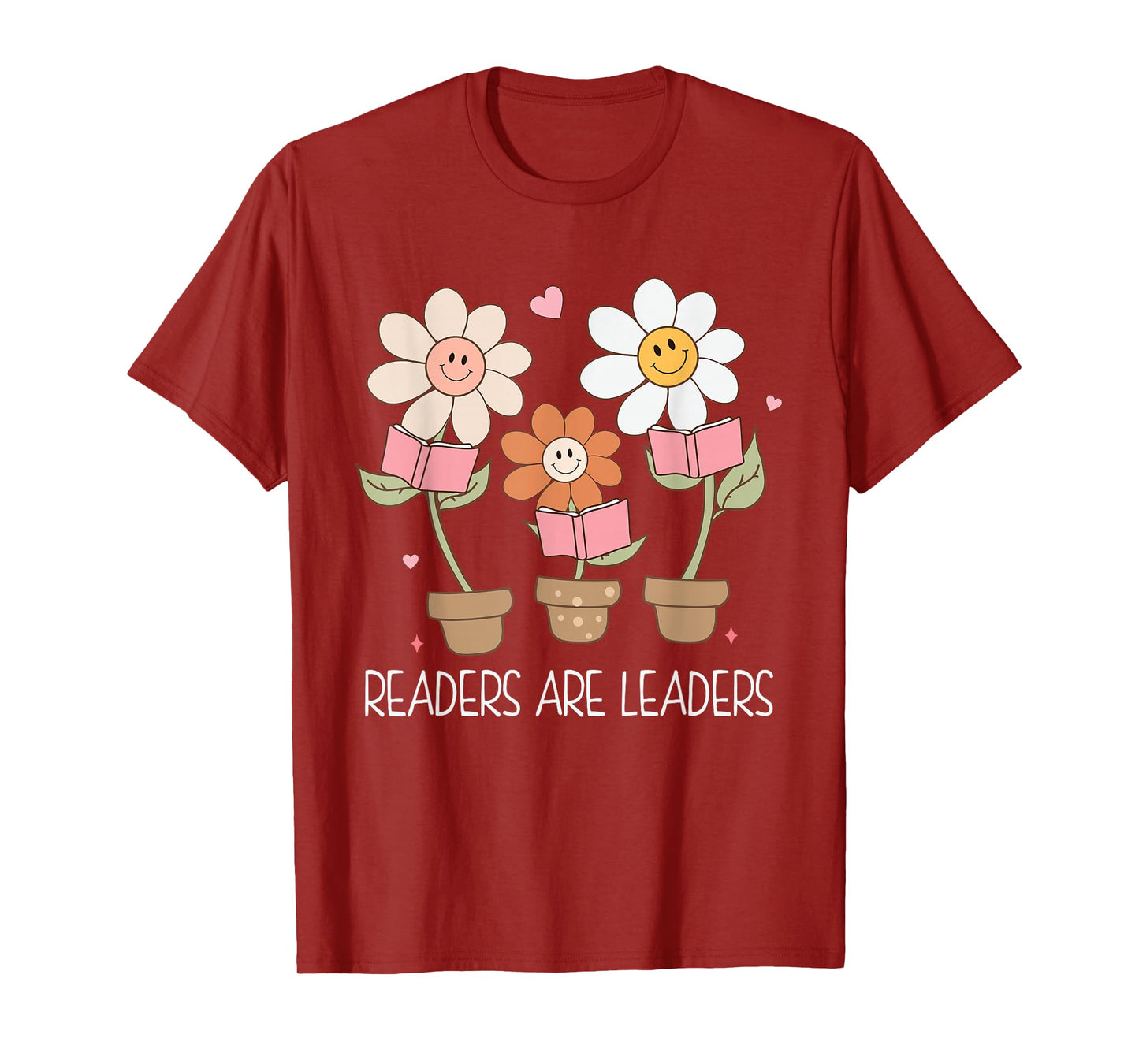 Readers Are Leaders Motivational Reading Book Quote T-Shirt