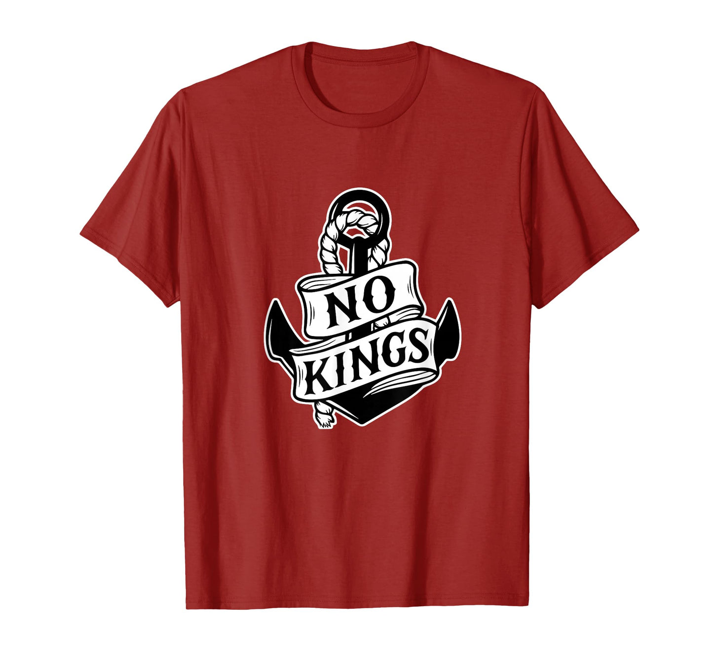 No Kings Tattoo Design Street Art Illustration T-Shirt