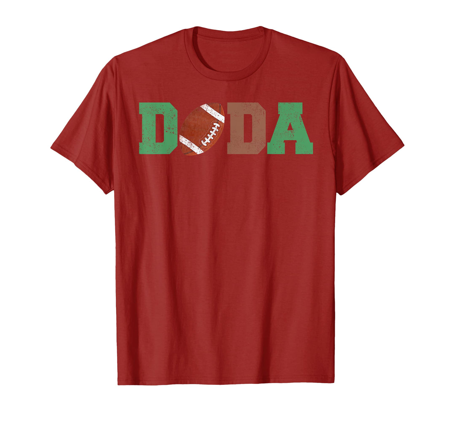 Dada of the 1 Year old Football 1st Year Down Birthday Party T-Shirt